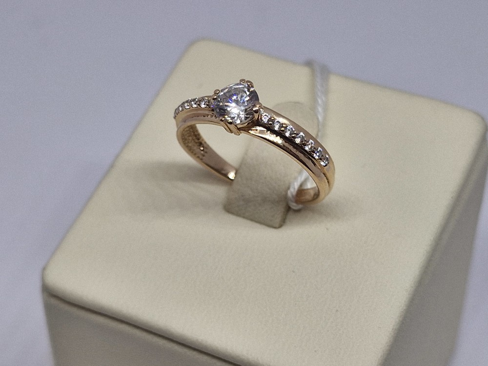 КОЛКМИ585 КОЛЬЦО С КАМНЯМИ (Au 585)