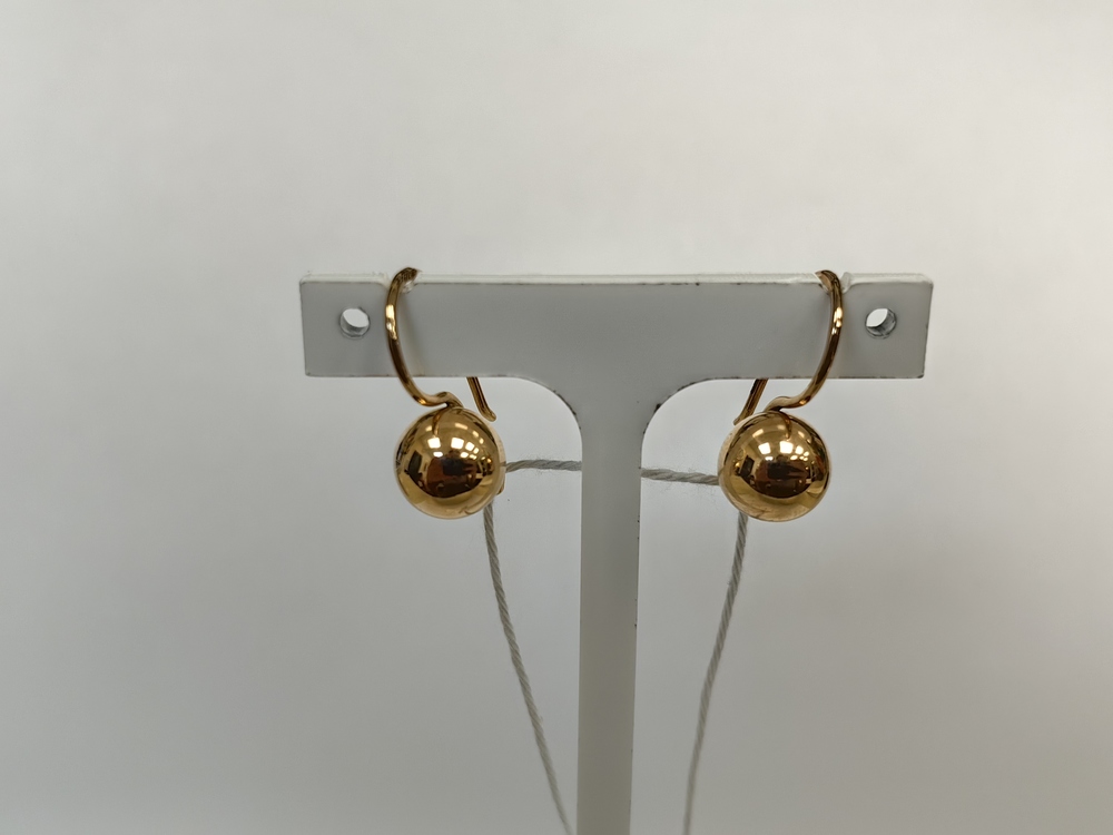 СШР583 СЕРЬГИ ШАРЫ (Au 583)