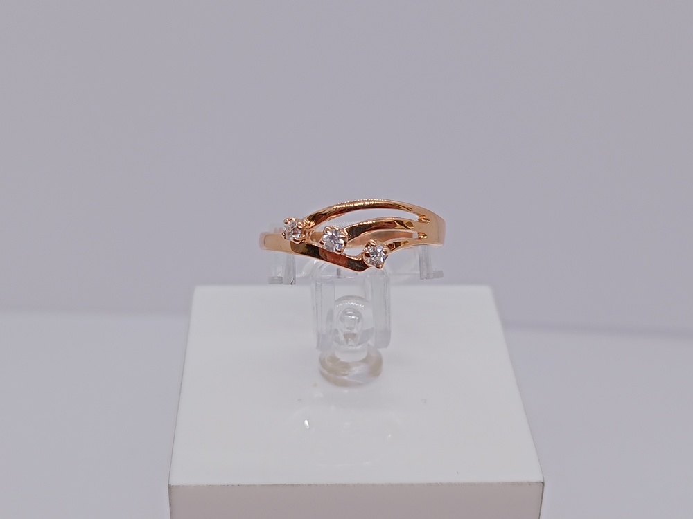 КОЛКМИ585 КОЛЬЦО С КАМНЯМИ (Au 585)