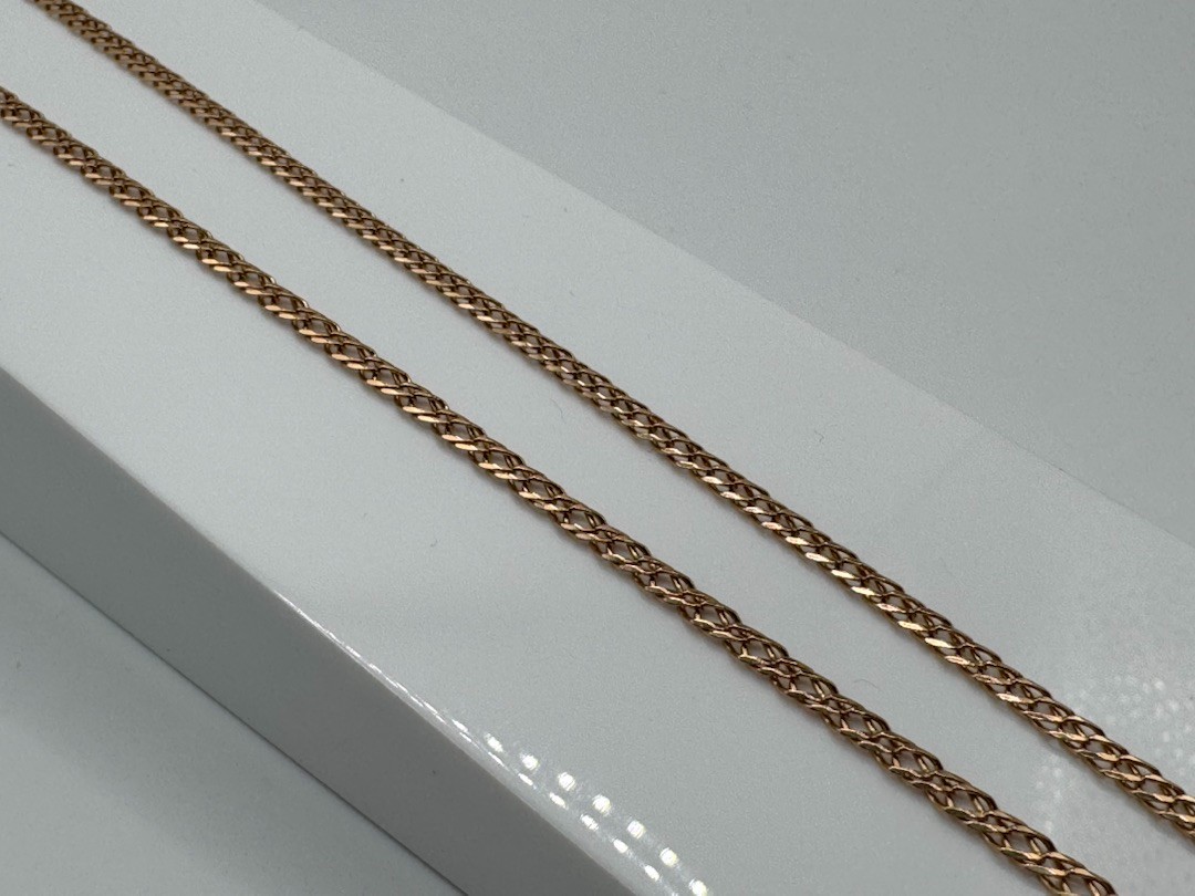 ЦЛР2585 ЦЕПЬ ПОЛНОВЕСНАЯ Ромб двойной (Au 585)