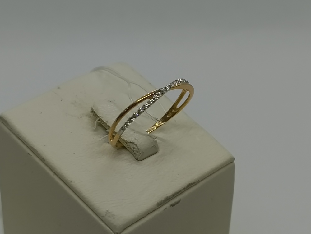 КОЛЬЦО С КАМНЯМИ (Au 585)