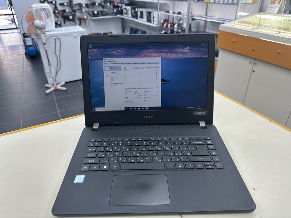 Ноутбук Acer; Core i3-8130U, HD Graphics, 12 Гб, 128 Гб, Нет