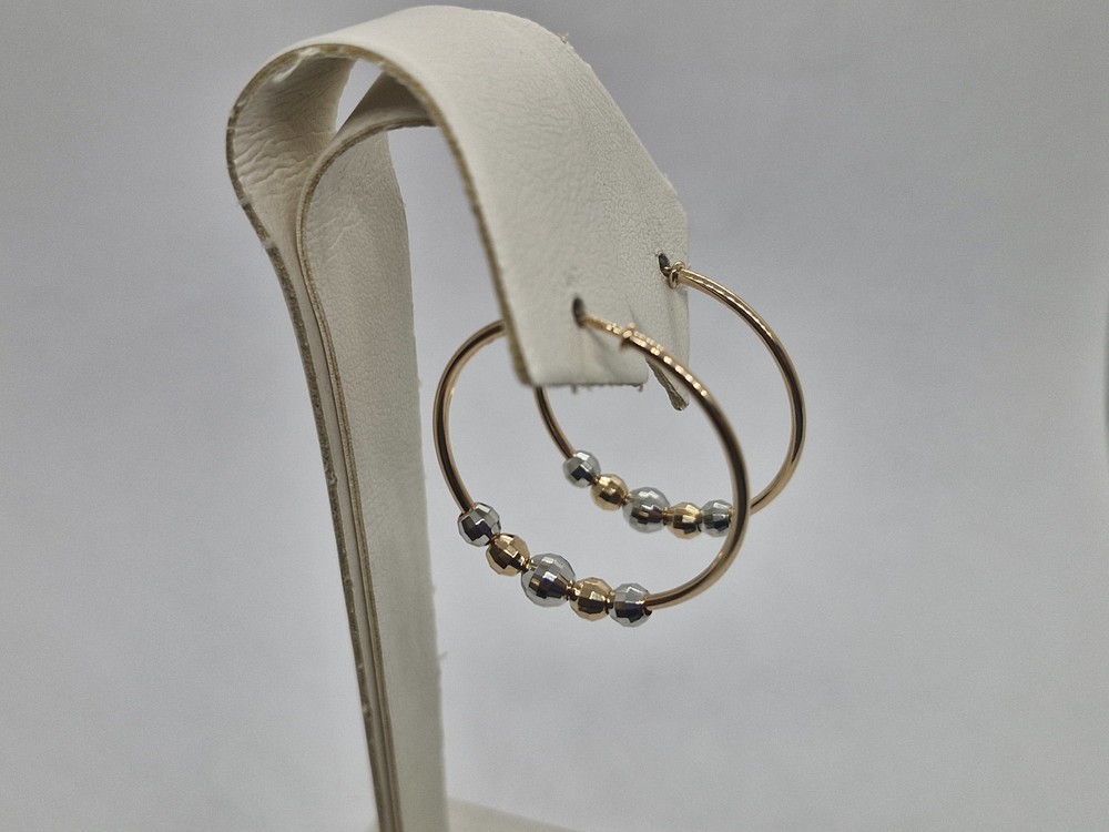 СЕРЬГИ КОНГО без камня (Au 585)