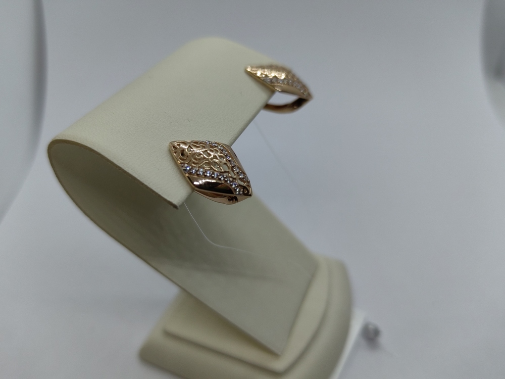 СЕРЬГИ С КАМНЯМИ (Au 585)