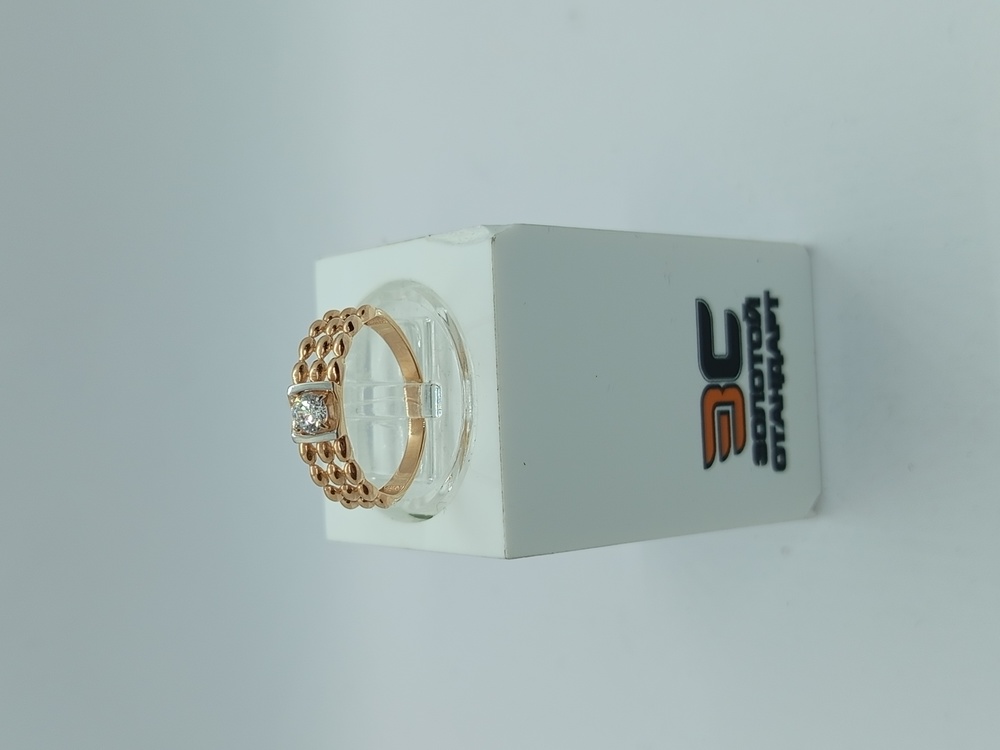 КОЛЬЦО С КАМНЕМ (Au 585)