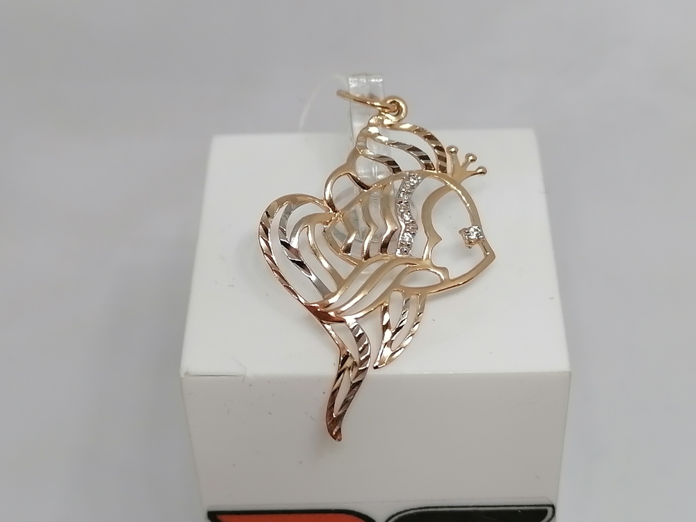 ПОДВЕСКА С КАМНЯМИ (Au 585)