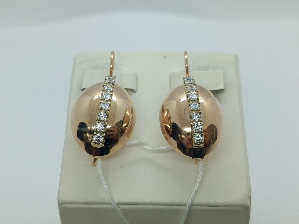 СЕРЬГИ С КАМНЯМИ (Au 585)