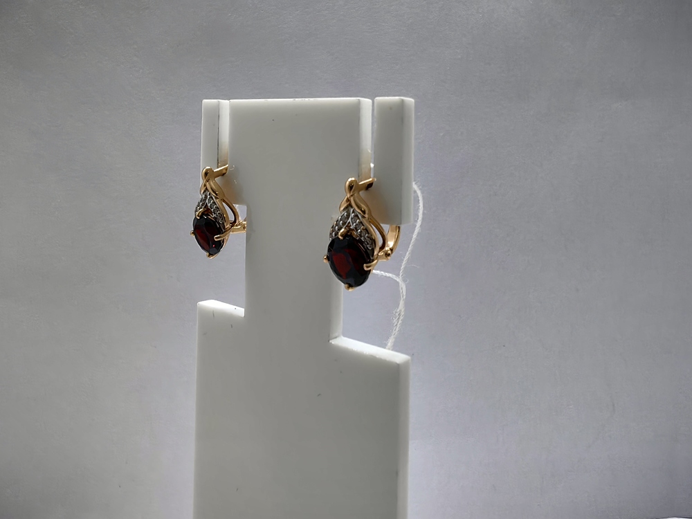 СЕРЬГИ С КАМНЯМИ (Au 585)