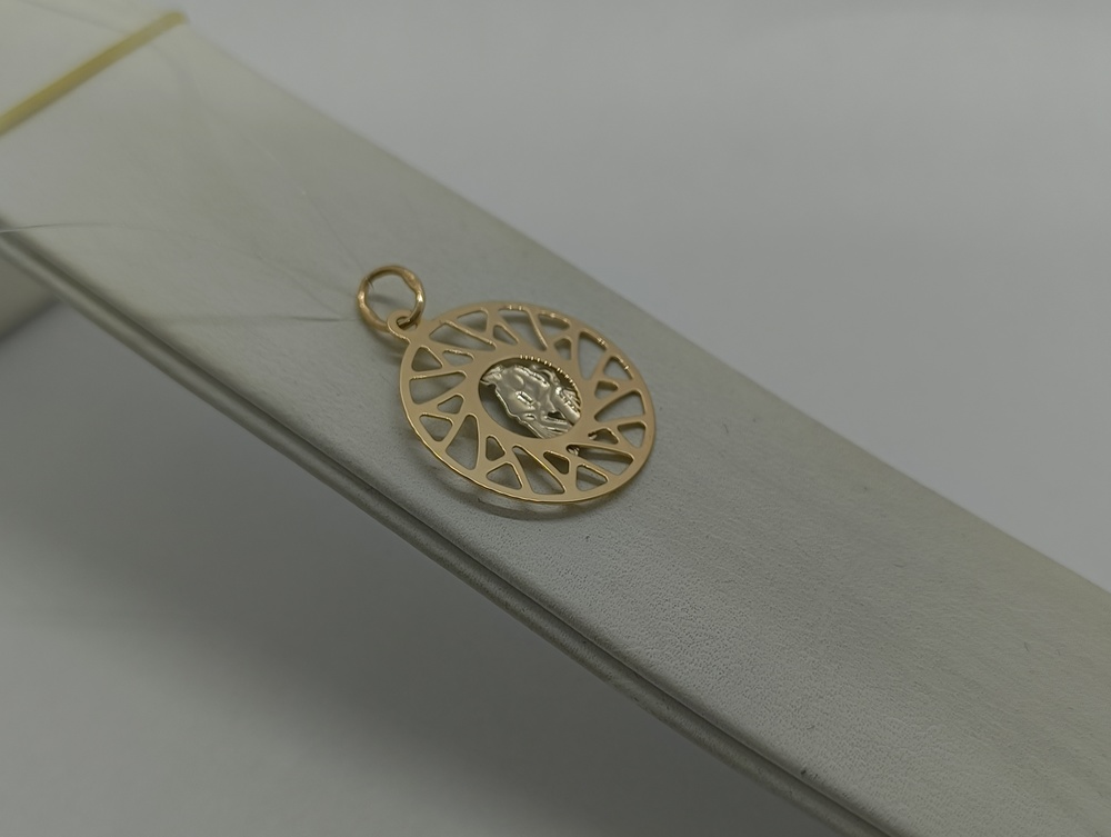 ПОДВЕСКА ЗНАК ЗОДИАКА ВОДОЛЕЙ (Au 585)