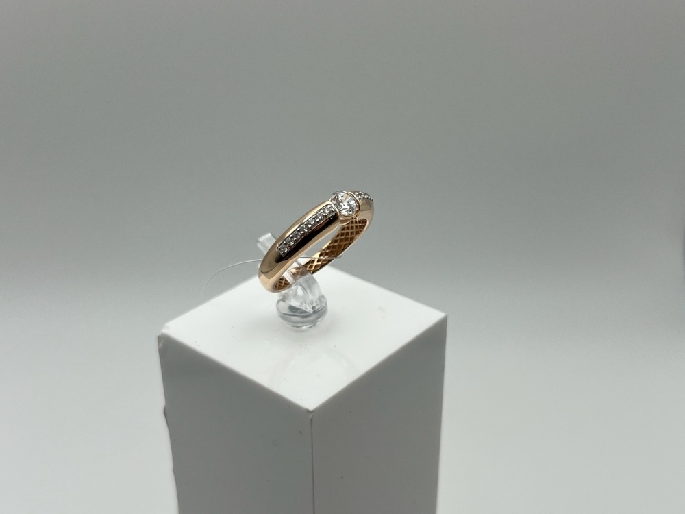 КОЛЬЦО С КАМНЯМИ (Au 585)