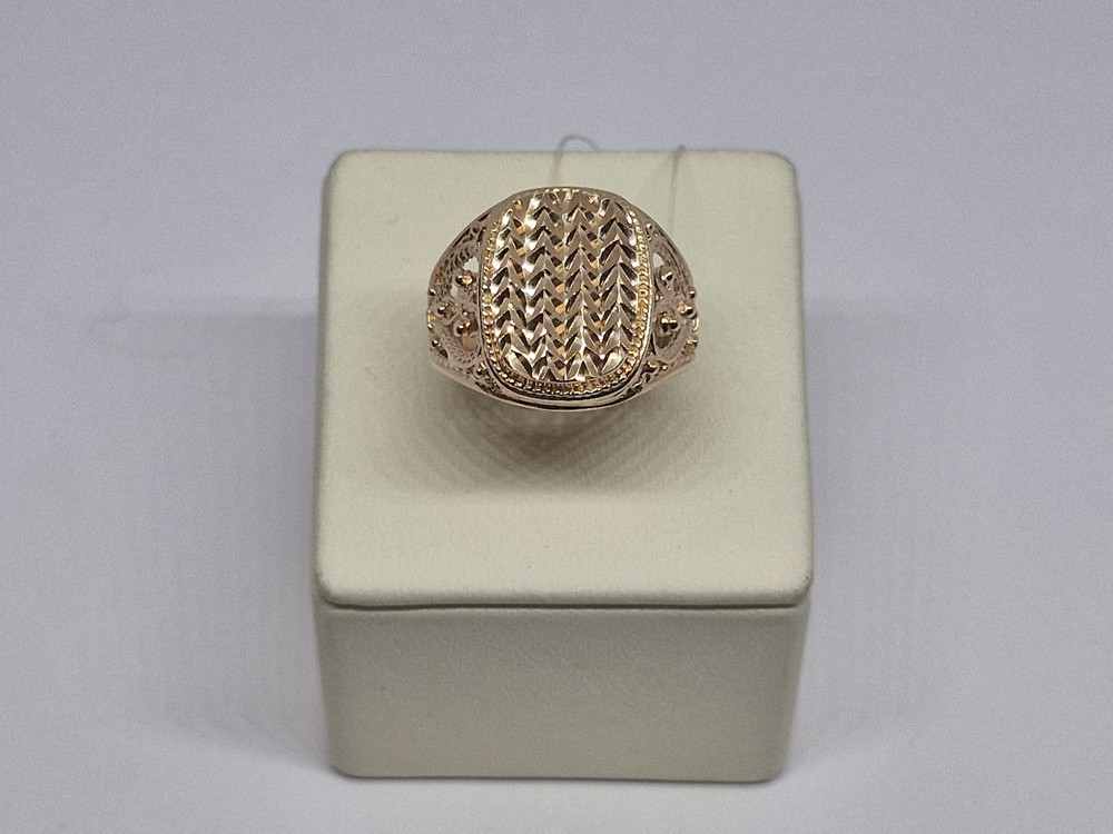 КОЛЬЦО ПЕЧАТКА без камня (Au 585)