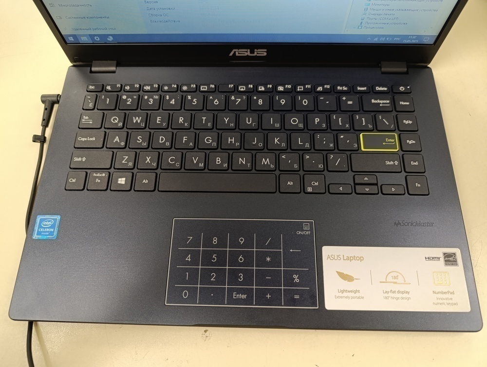Ноутбук ASUS *; Celeron N4020, HD Graphics, 4 Гб, 120 Гб, Нет