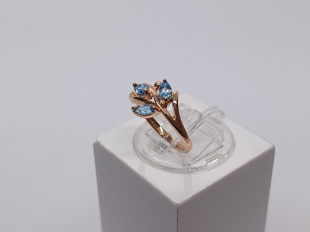 КОЛКМИ585 КОЛЬЦО С КАМНЯМИ (Au 585)