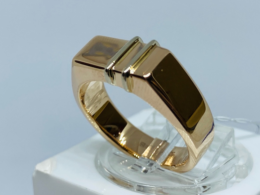 01-0040 КОЛЬЦО ПЕЧАТКА без камня (Au 585)