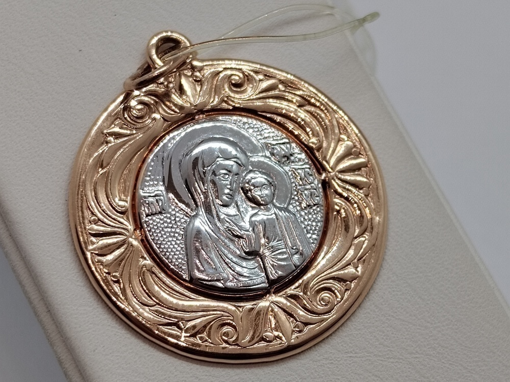 20-0129 ПОДВЕСКА ИКОНА без камня (Au 585)
