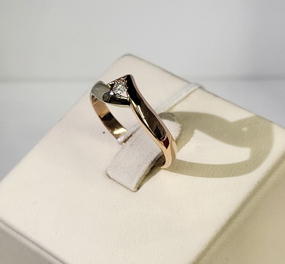 КОЛЬЦО БРИЛЛИАНТ Au 585