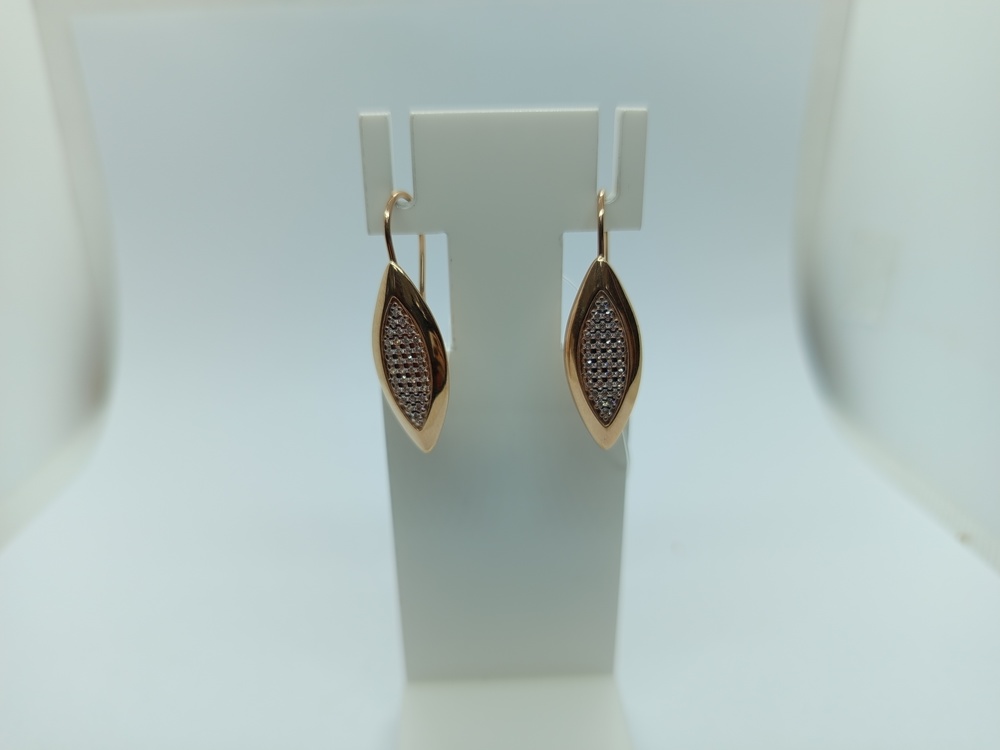 21049 СЕРЬГИ С КАМНЯМИ (Au 585)