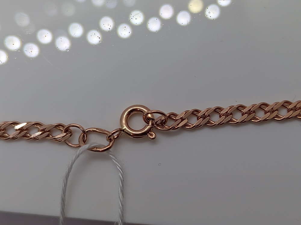 ЦЕПЬ ПОЛНОВЕСНАЯ Ромб двойной (Au 585)