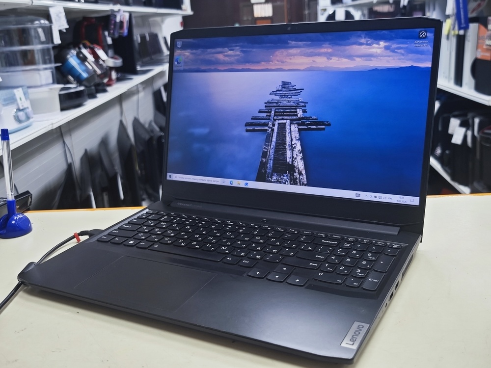 Ноутбук Lenovo ideapad 15ACH6; Ryzen 5 5600U, GeForce RTX 3050 Ti, 16 Гб, 500 Гб, Нет