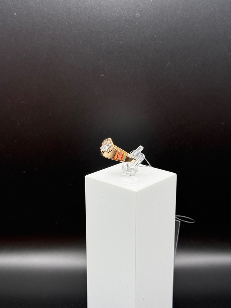 КОЛЬЦО С КАМНЯМИ (Au 585)