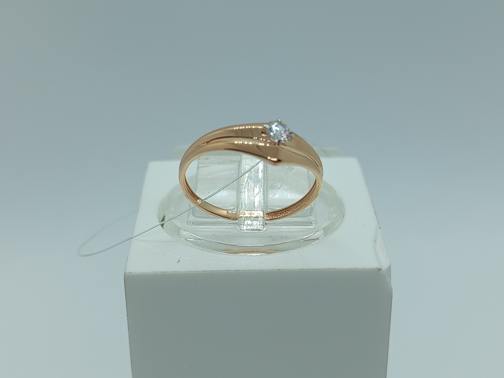 КОЛЬЦО С КАМНЕМ (Au 585)