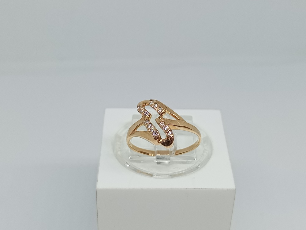 КОЛКМИ585 КОЛЬЦО С КАМНЯМИ (Au 585)