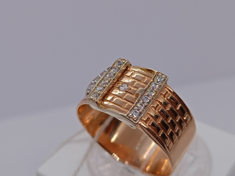 КОЛКМИ585 КОЛЬЦО С КАМНЯМИ (Au 585)