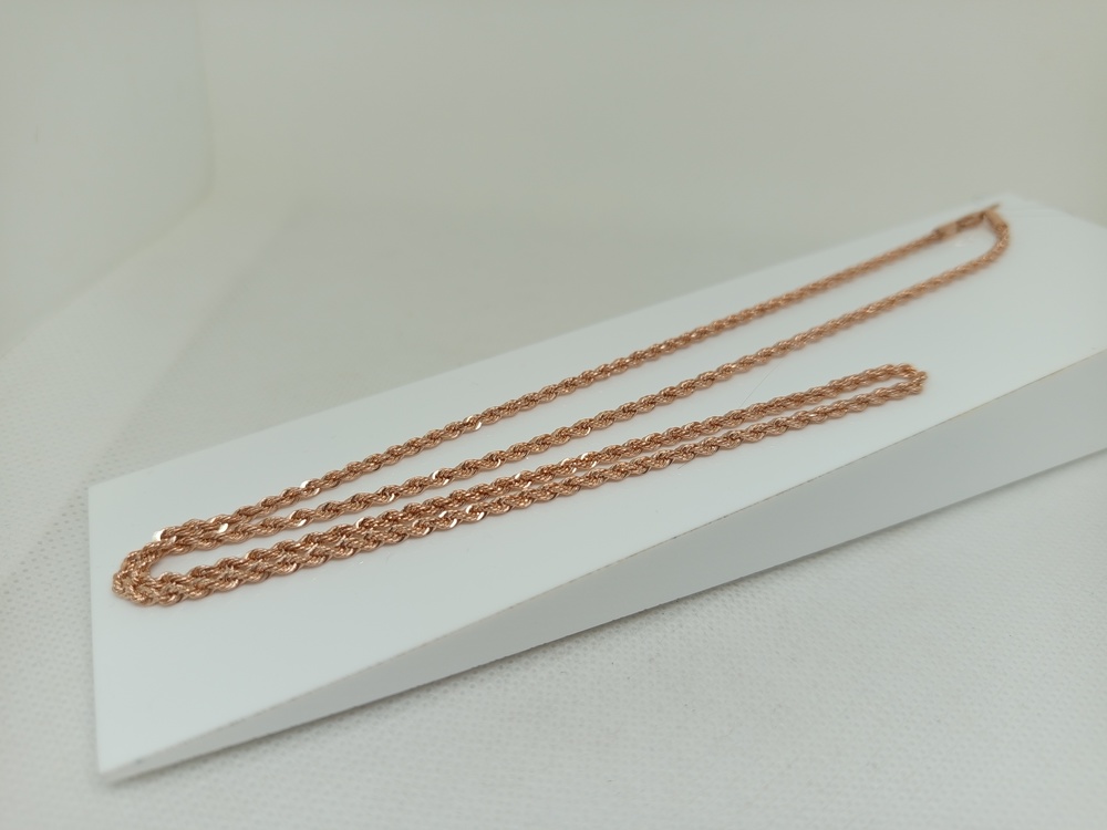 ЦЕПЬ ПУСТОТЕЛАЯ Веревка (Au 585)