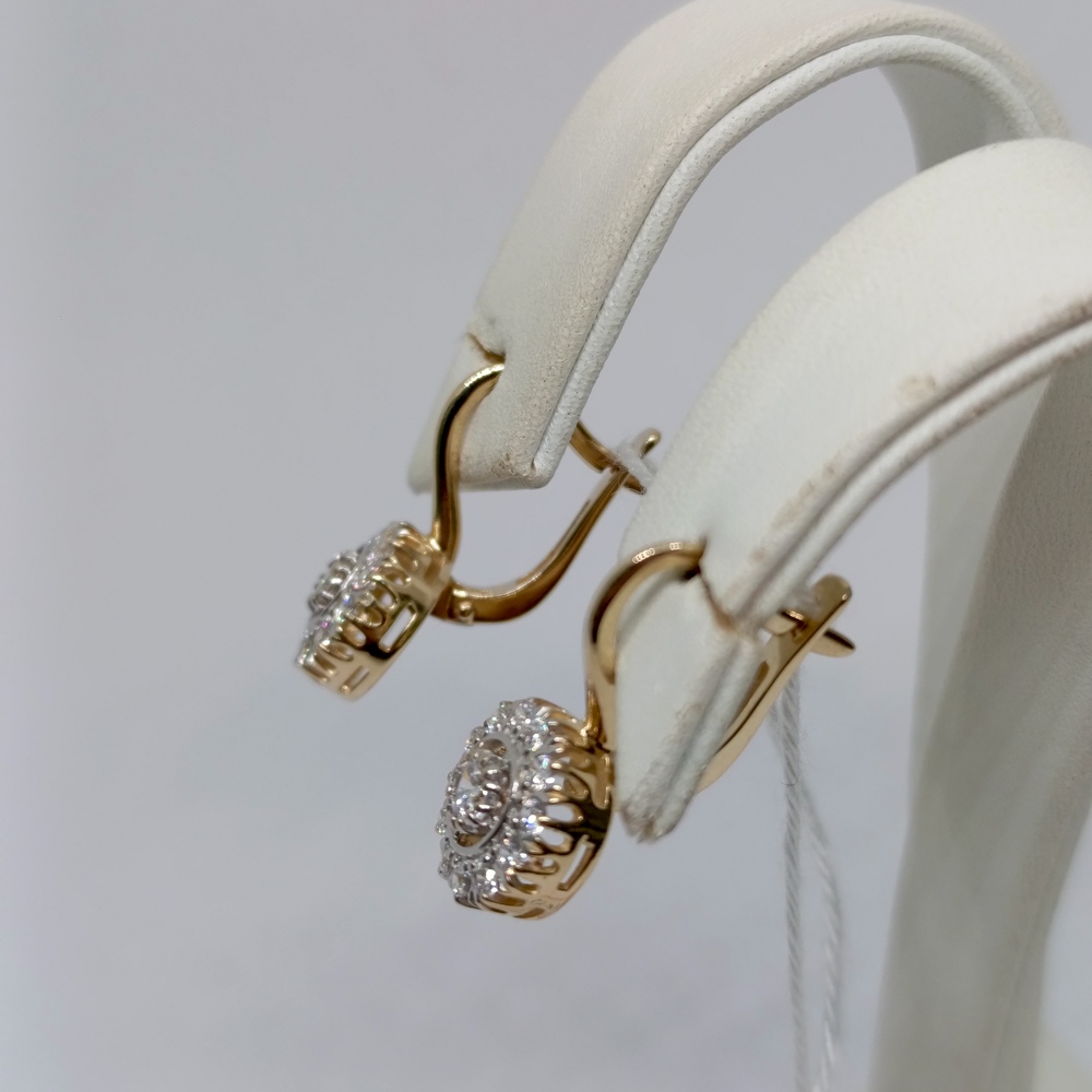 СЕРЬГИ С КАМНЯМИ (Au 585)