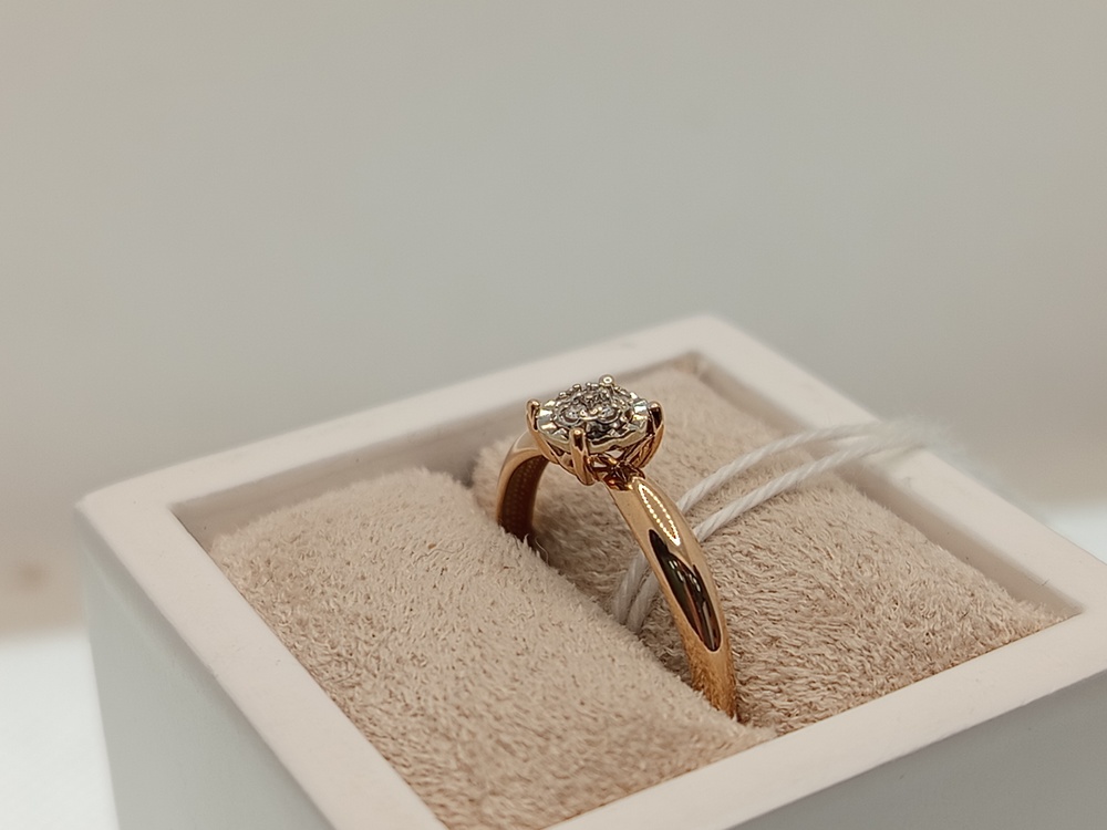 КОЛЬЦО БРИЛЛИАНТ Au 585