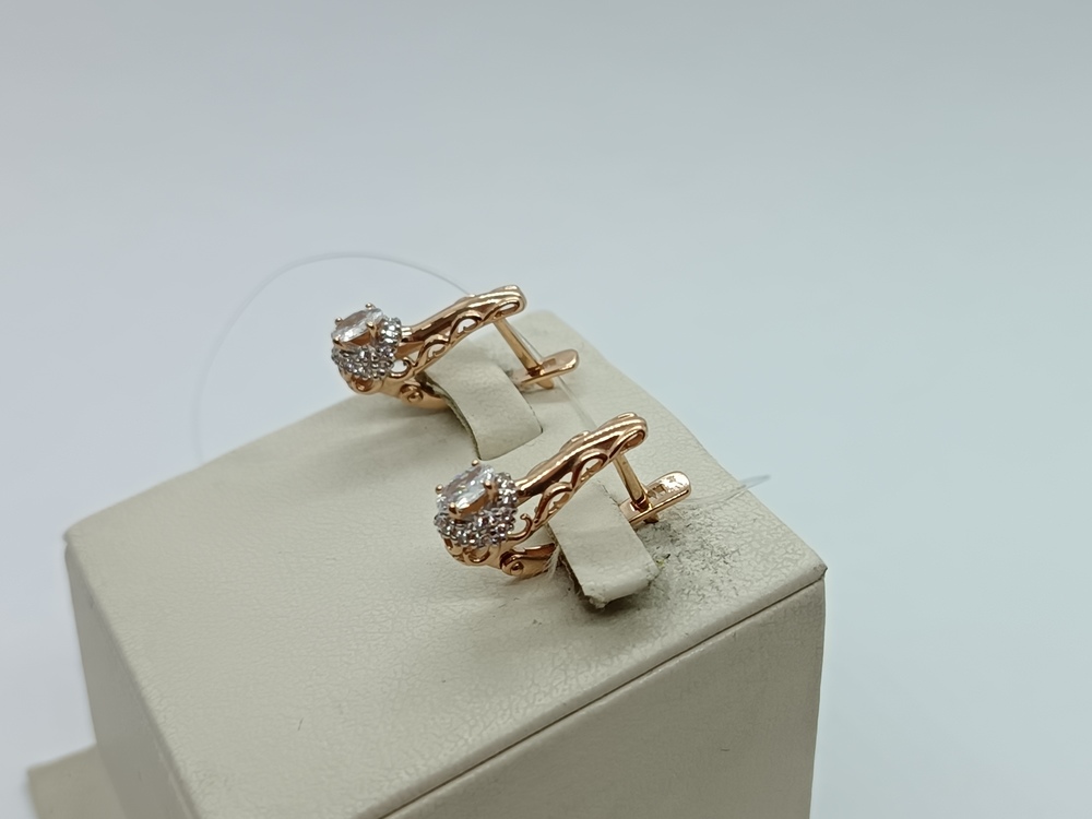 СЕРЬГИ С КАМНЯМИ (Au 585)