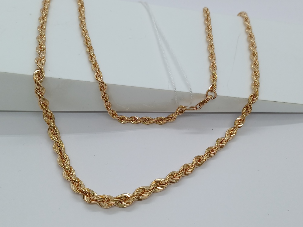 ЦЛВР585 ЦЕПЬ ПОЛНОВЕСНАЯ Веревка (Au 585)