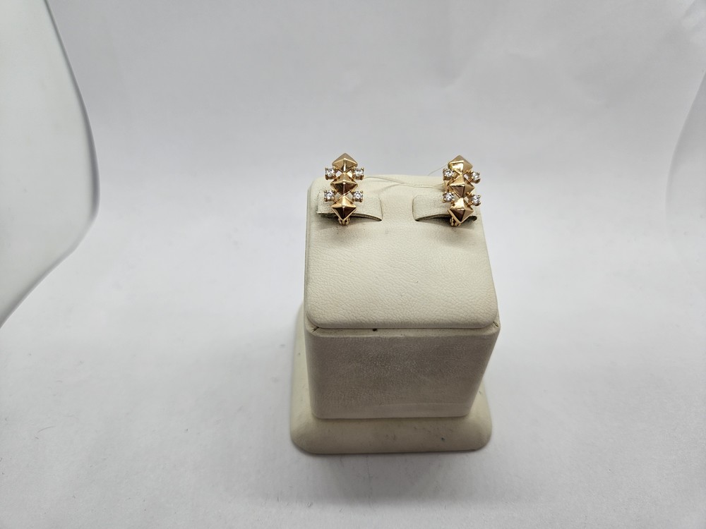 С5038 СЕРЬГИ С КАМНЯМИ (Au 585)