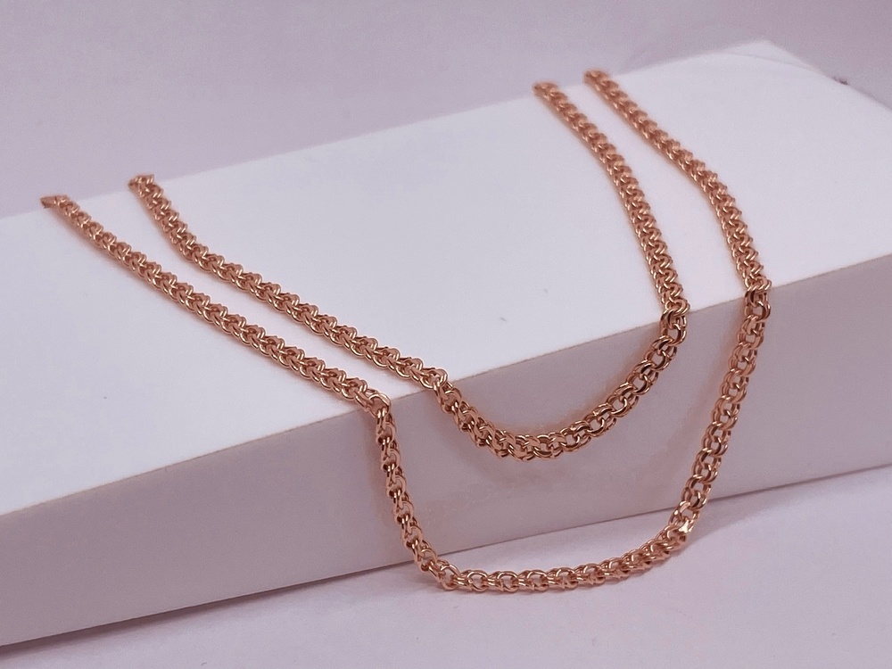 ЦЕПЬ ПУСТОТЕЛАЯ Бисмарк (Au 585)