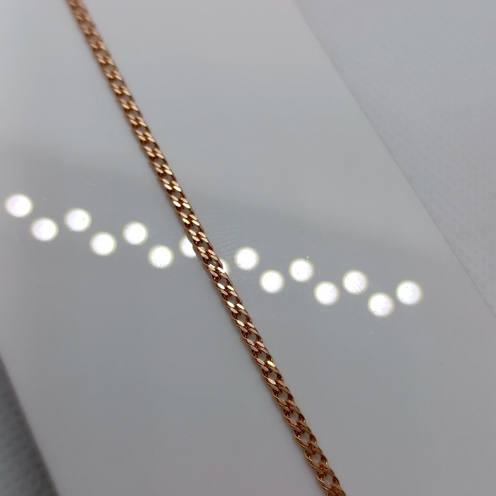 БРАСЛЕТ ПОЛНОВЕСНЫЙ Ромб двойной Au 585