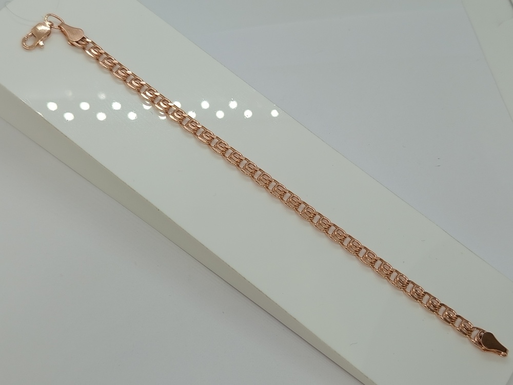 7080270П-17 БРАСЛЕТ ПУСТОТЕЛЫЙ Лав (Au 585)