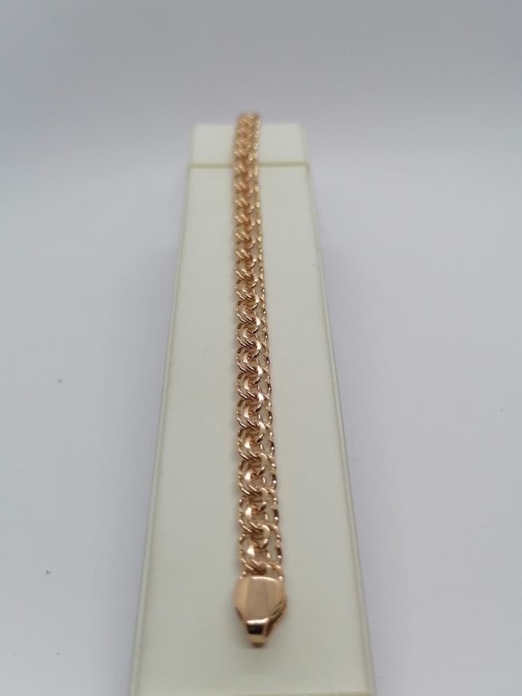 БЛБ585 БРАСЛЕТ ПОЛНОВЕСНЫЙ Бисмарк (Au 585)