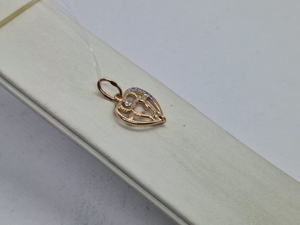 ПОДВЕСКА ЗНАК ЗОДИАКА ТЕЛЕЦ (Au 585)