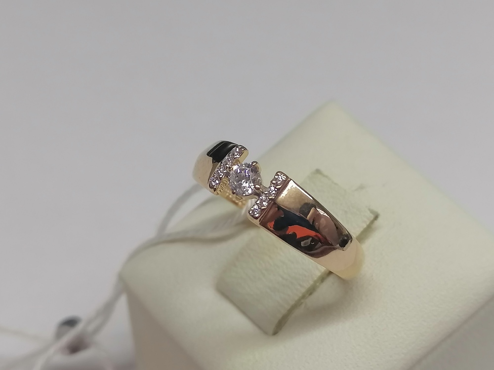 КОЛКМИ585 КОЛЬЦО С КАМНЯМИ (Au 585)