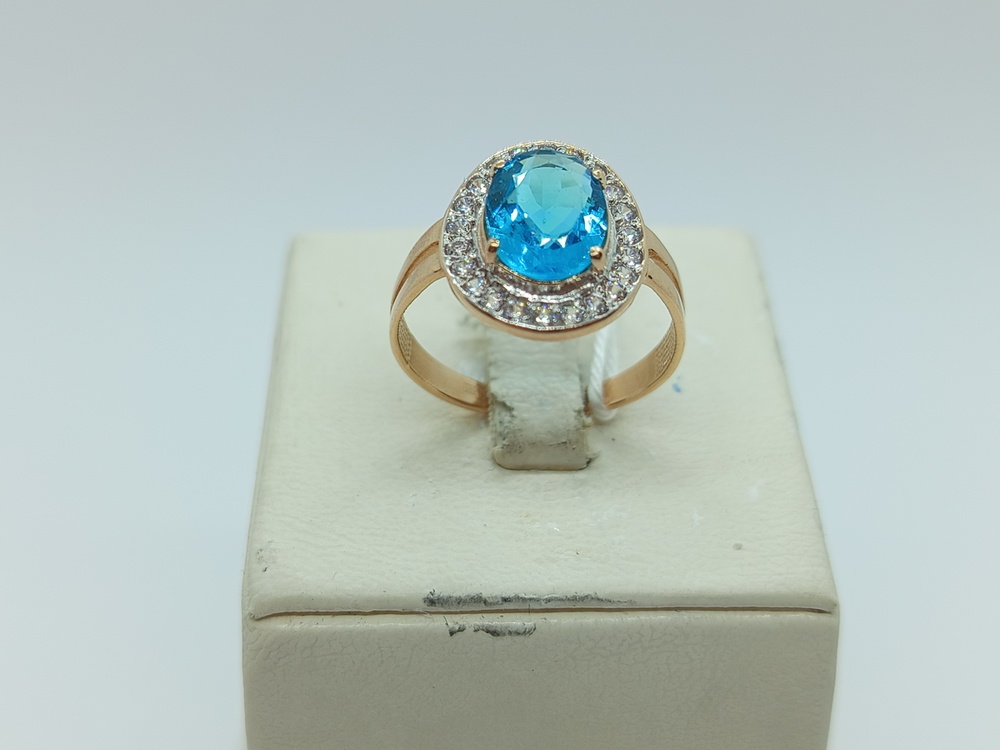 КОЛКМИ585 КОЛЬЦО С КАМНЯМИ (Au 585)