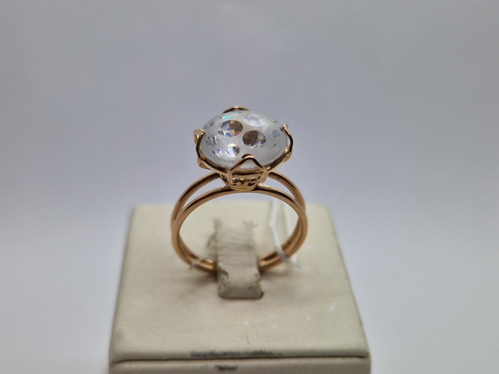 КОЛКМ585 КОЛЬЦО С КАМНЕМ (Au 585)