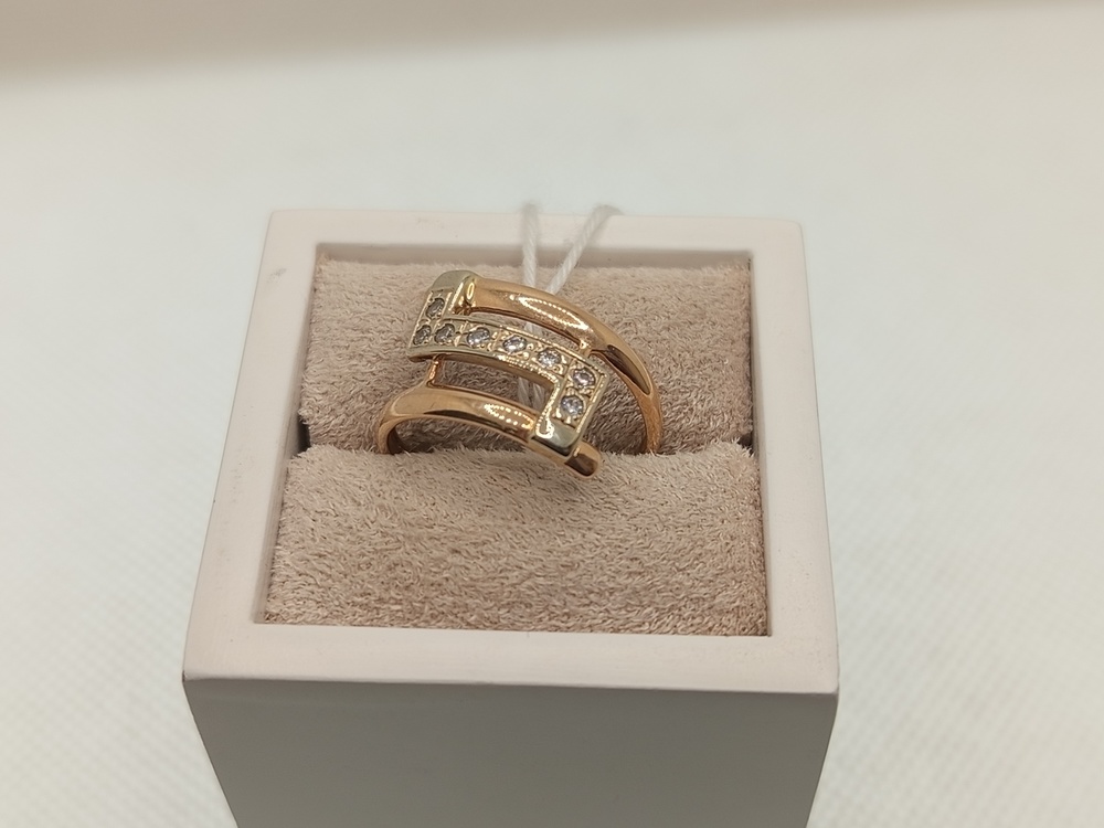 КОЛКМИ585 КОЛЬЦО С КАМНЯМИ (Au 585)