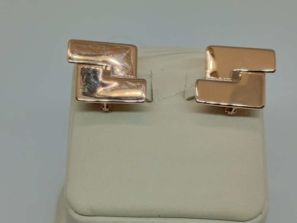 СЕРЬГИ БЕЗ КАМНЯ (Au 585)