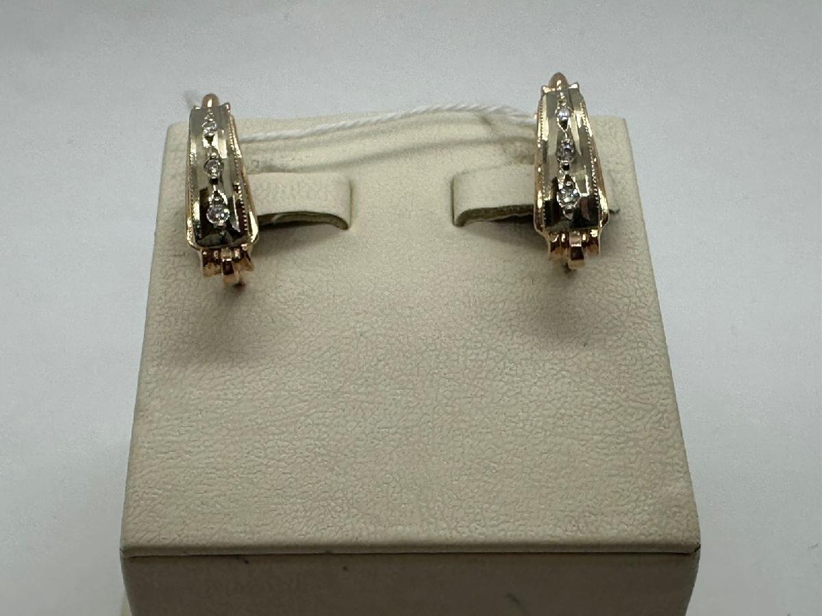 СЕРЬГИ БРИЛЛИАНТ (Au 585)