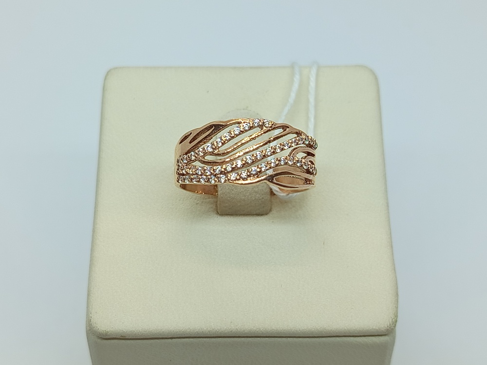 КОЛКМИ375 КОЛЬЦО С КАМНЯМИ (Au 375)