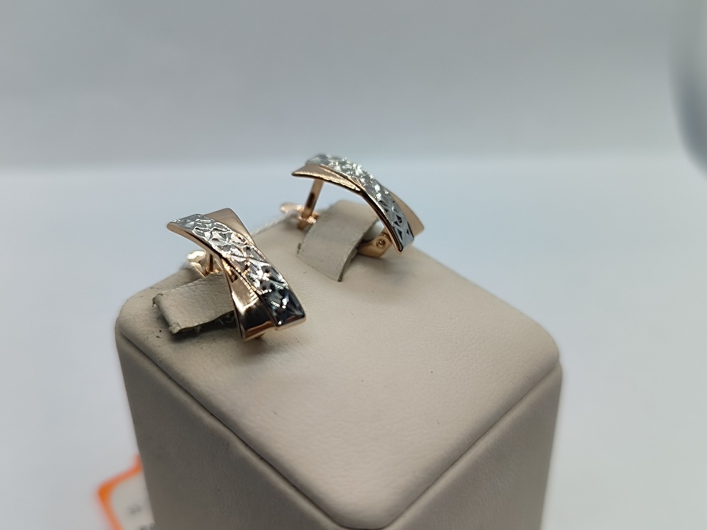 СБКМ585 СЕРЬГИ БЕЗ КАМНЯ (Au 585) СБКМ585 СЕРЬГИ БЕЗ КАМНЯ (Au 585)