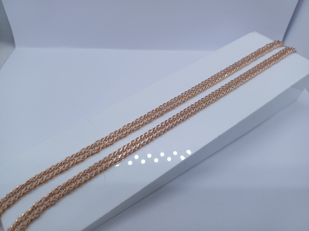 ЦЛР3585 ЦЕПЬ ПОЛНОВЕСНАЯ Ромб тройной (Au 585)