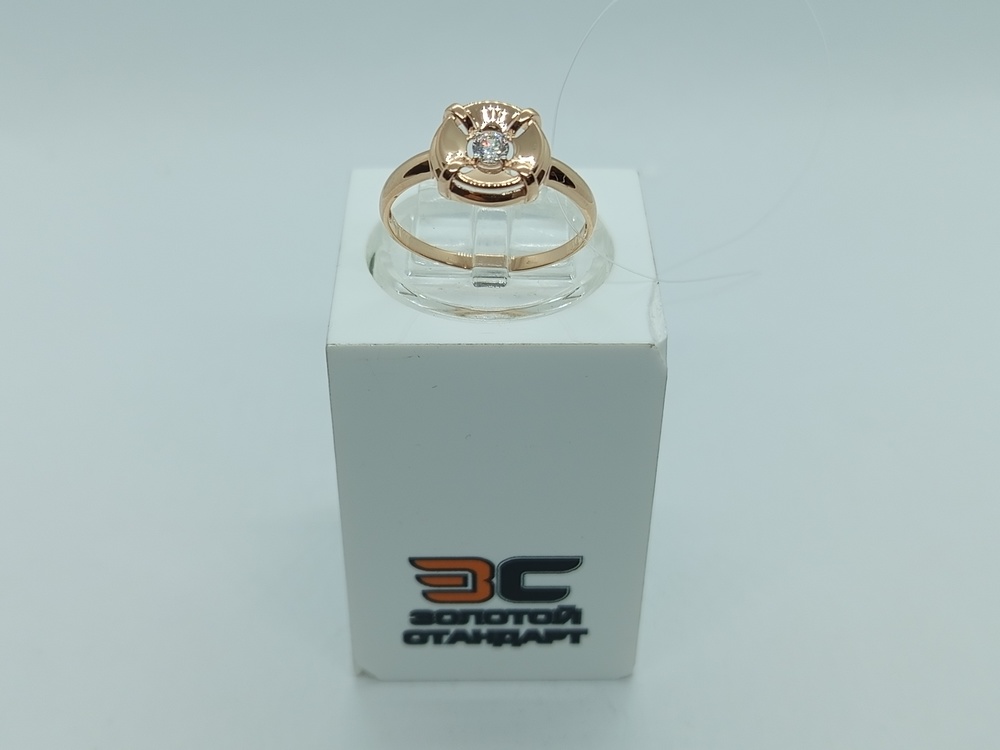 КОЛЬЦО С КАМНЕМ (Au 585)