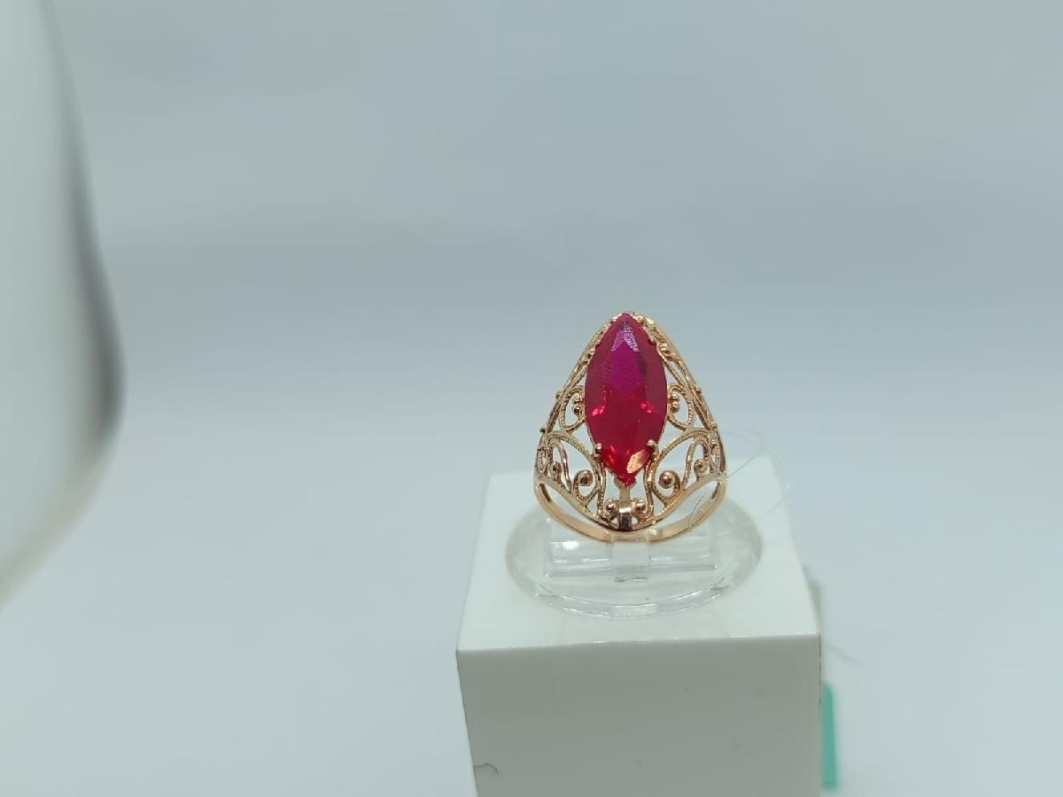 КОЛЬЦО С КАМНЕМ (Au 585)