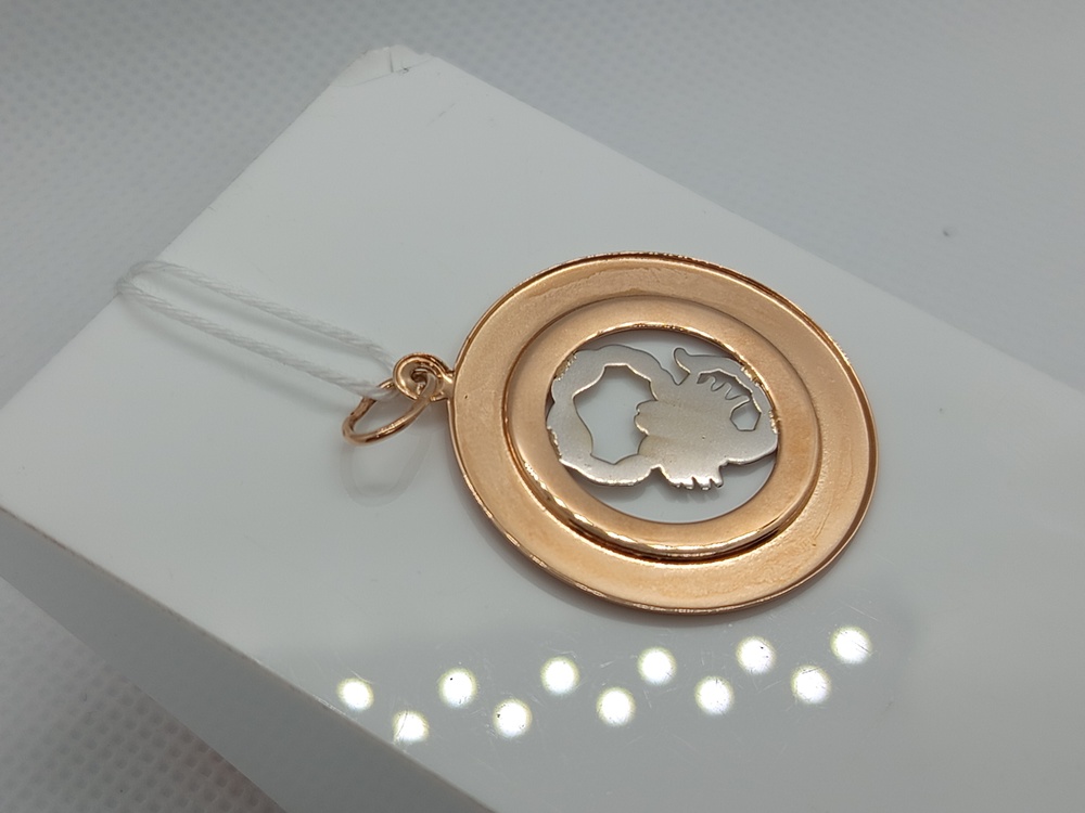 ПОДВЕСКА ЗНАК ЗОДИАКА СКОРПИОН Au 585